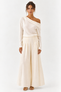 Silvia Navarro - Blusa Crema