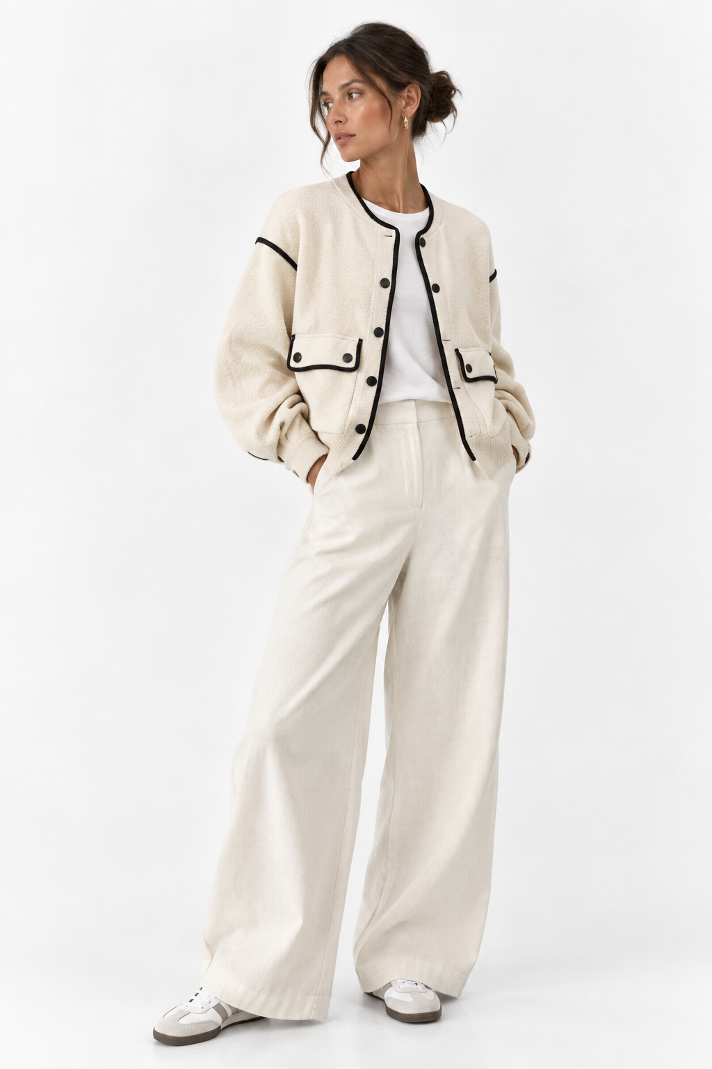 Claudia Salcedo - Bomber MEMPHIS Beige