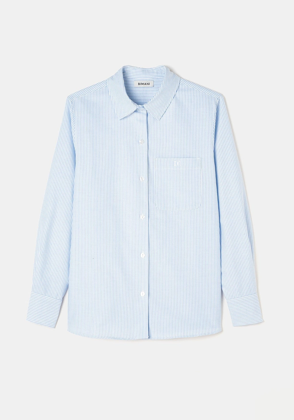 Cristina Herrera - Camisa Rayas Azul