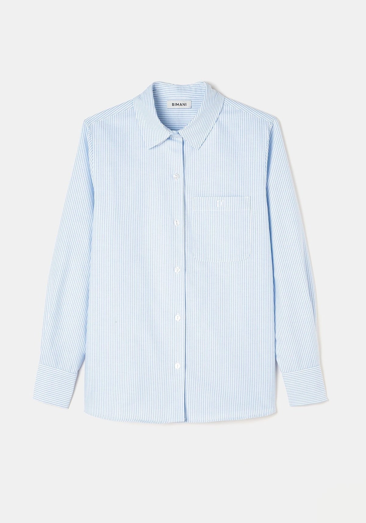 Cristina Herrera - Camisa Rayas Azul