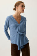 Alicia Montoya - Blusa Azul Niebla