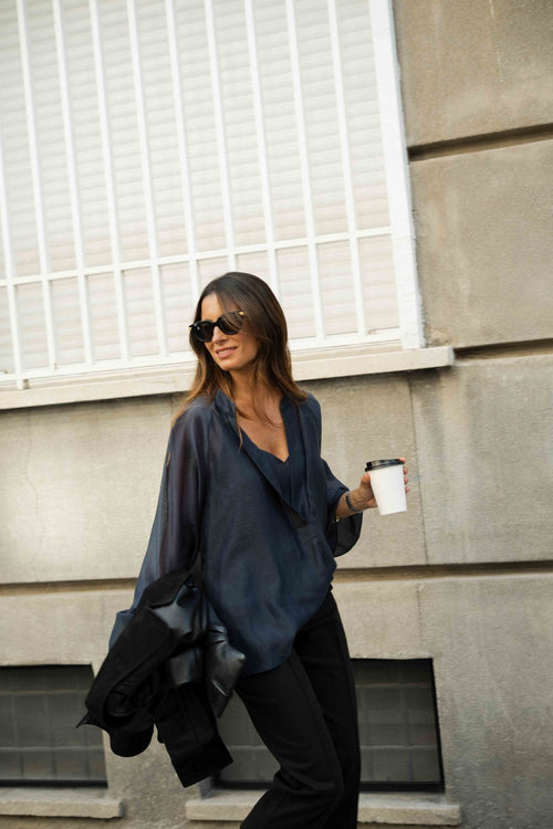 Beatriz Lozano - Blusa Petróleo