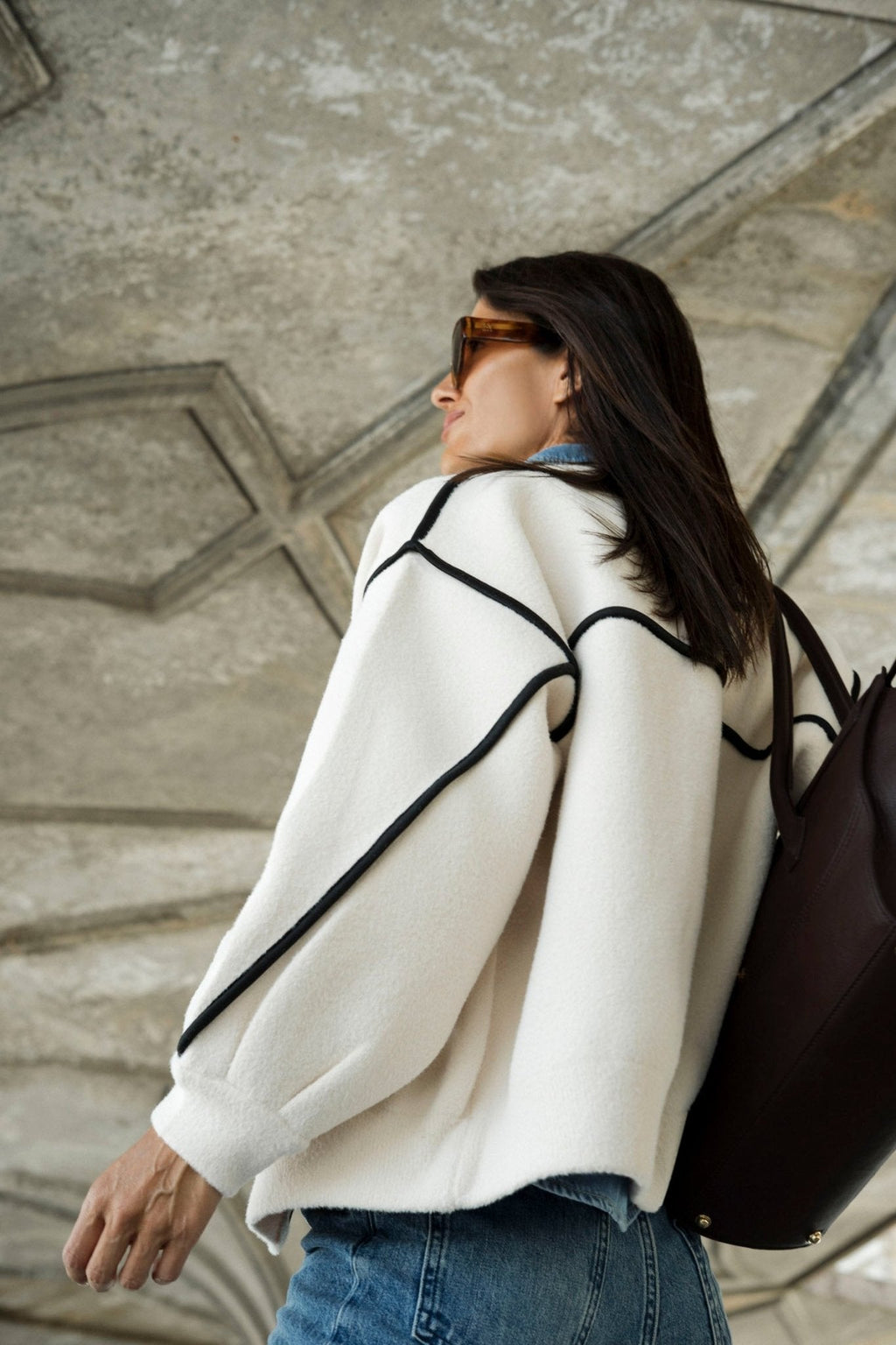 Claudia Salcedo - Bomber MEMPHIS Beige